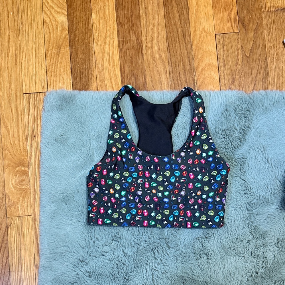 Terez
Colorful Patterned “gem” Sports Bra